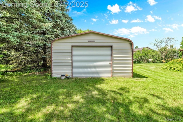 3447 Woodvalley Dr, Lapeer, MI 48446 - garage with a shed