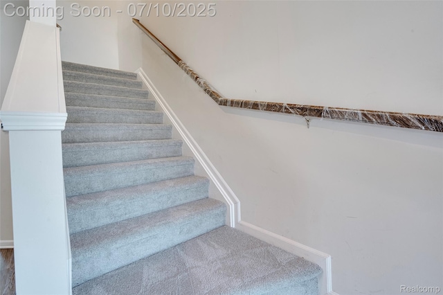 43433 Chancellor Ln, Novi, MI 48375 - stairway with carpet flooring and baseboards