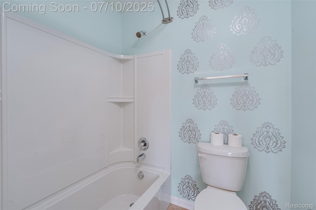 43433 Chancellor Ln, Novi, MI 48375 - bathroom featuring shower / bath combination and toilet