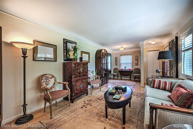 2233 Kohler St, Waterford, MI 48329 - living room with light wood finished floors