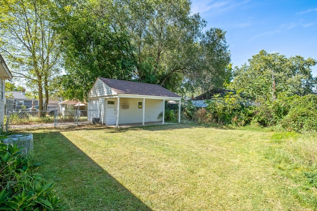 3061 Homewood St SW, Grandville, MI 49418 - view of yard with a gate and an outdoor structure
