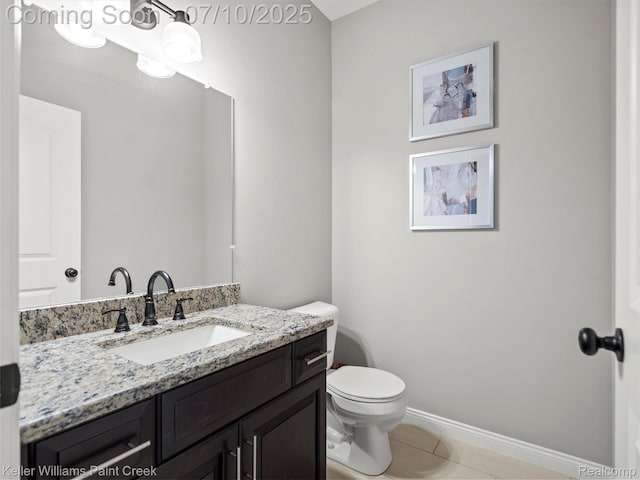 62777 Franklin Park Dr, Washington, MI 48094 - bathroom featuring vanity and tile patterned floors