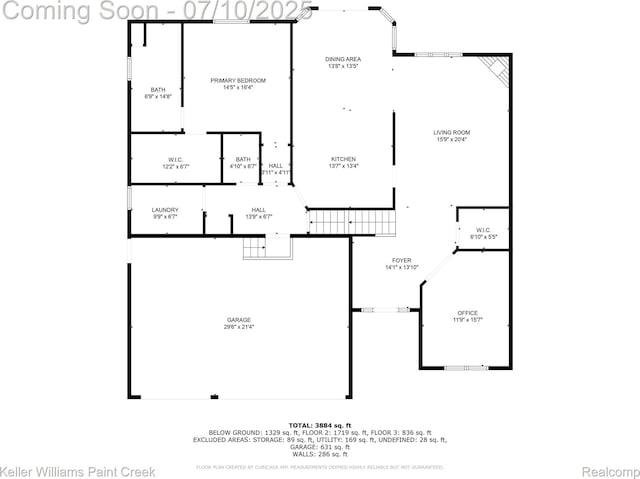 62777 Franklin Park Dr, Washington, MI 48094 - view of floor plan / room layout