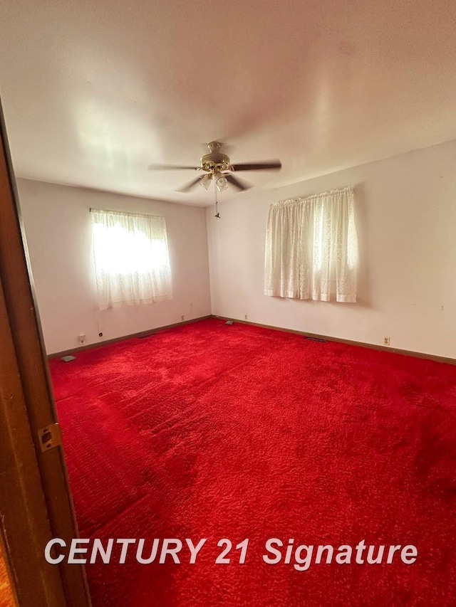 2410 Jossman Rd, Holly, MI 48442 - carpeted spare room with a ceiling fan