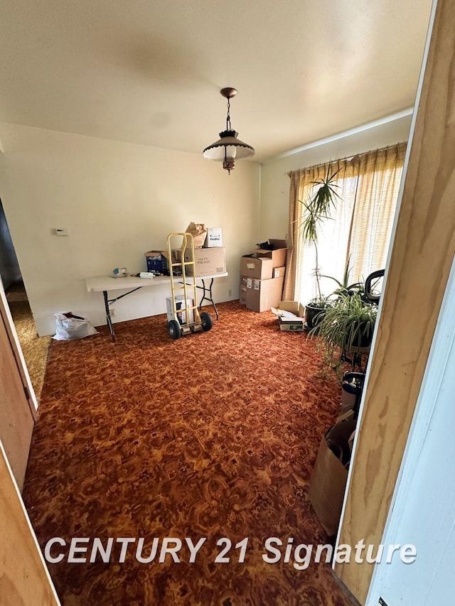 2410 Jossman Rd, Holly, MI 48442 - office featuring carpet flooring