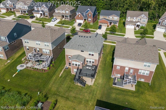 28049 Hummingdale Cir, Novi, MI 48377 - aerial view of residential area