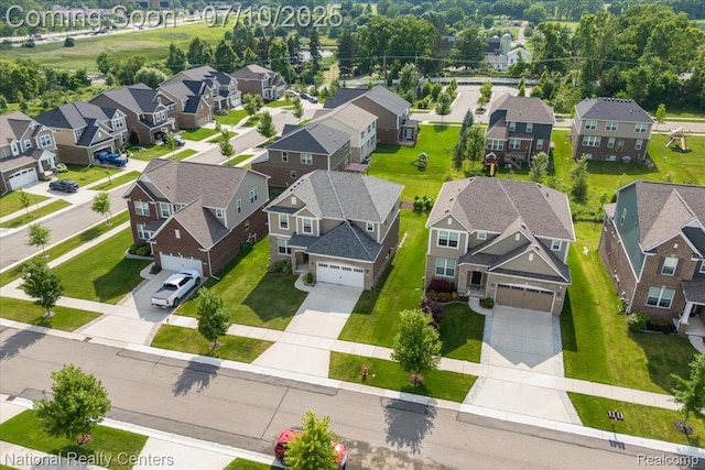28049 Hummingdale Cir, Novi, MI 48377 - aerial perspective of suburban area