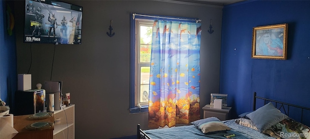 5035 Balfour Rd, Detroit, MI 48224 - bedroom with ornamental molding