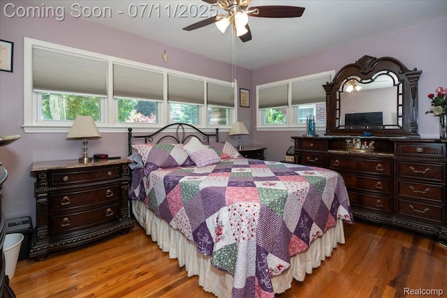 1946 Carlysle St, Dearborn, MI 48124 - bedroom featuring wood finished floors and a ceiling fan
