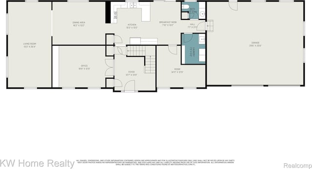 4450 Sylvan Rd, Grass Lake, MI 49240 - view of room layout