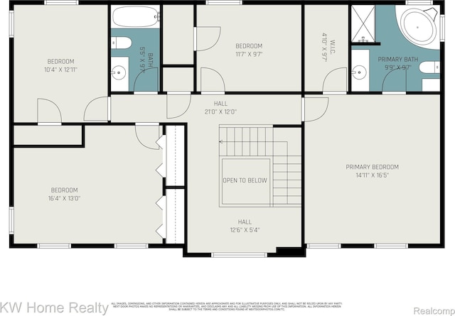 4450 Sylvan Rd, Grass Lake, MI 49240 - view of floor plan / room layout