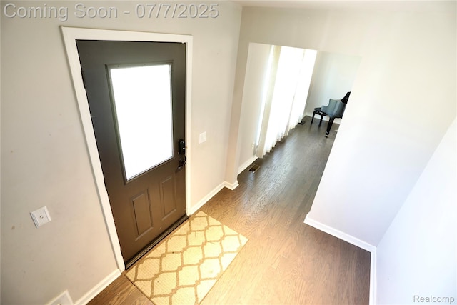 45587 Hanford Rd, Canton, MI 48187 - foyer entrance featuring wood finished floors