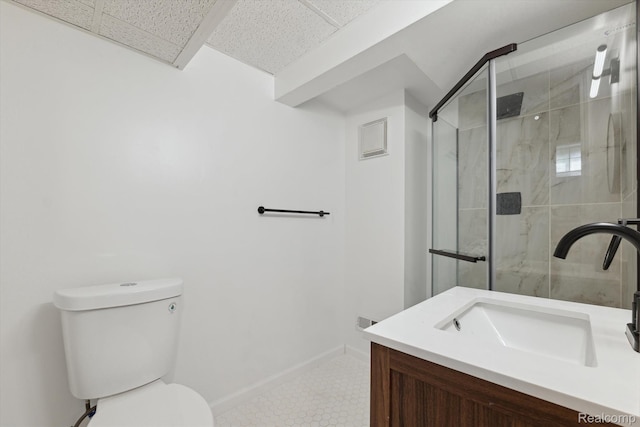 19340 Appoline St, Detroit, MI 48235 - bathroom featuring a shower stall and vanity