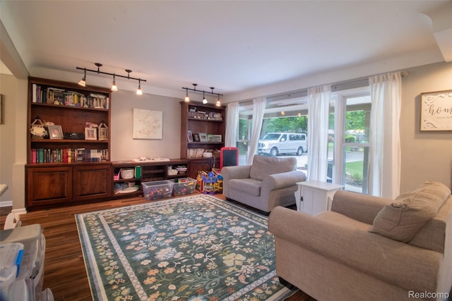 21102 Knudsen Dr, Grosse Ile, MI 48138 - living area with wood finished floors