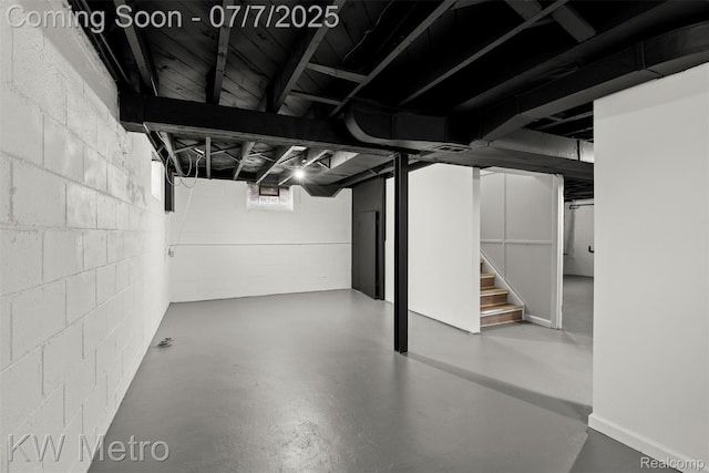 18258 Manor St, Detroit, MI 48221 - below grade area with stairs