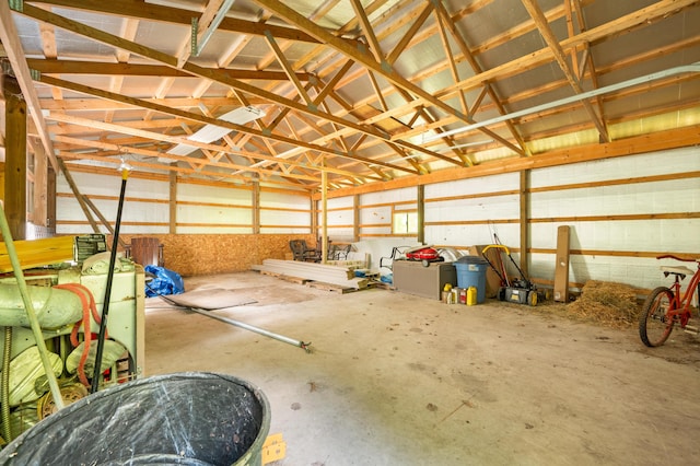 8361 9 Mile Rd, Big Rapids, MI 49307 - view of garage