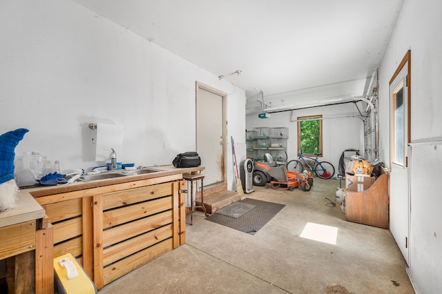8361 9 Mile Rd, Big Rapids, MI 49307 - garage with a sink