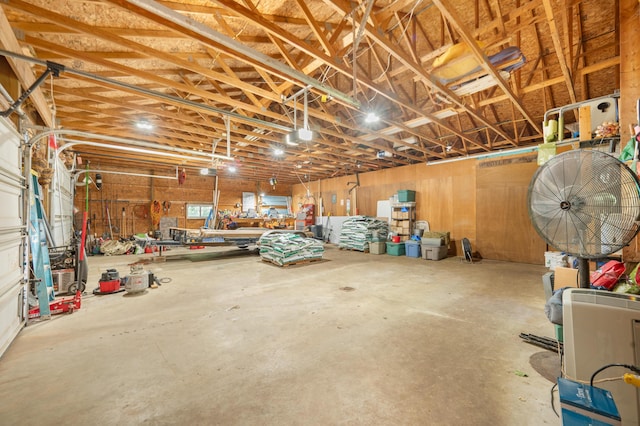 8361 9 Mile Rd, Big Rapids, MI 49307 - garage with a workshop area