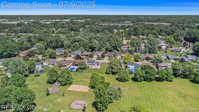 6706 Brookshire Dr, Canton, MI 48187 - aerial view of property's location featuring nearby suburban area