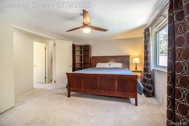 6706 Brookshire Dr, Canton, MI 48187 - bedroom with carpet flooring and a ceiling fan
