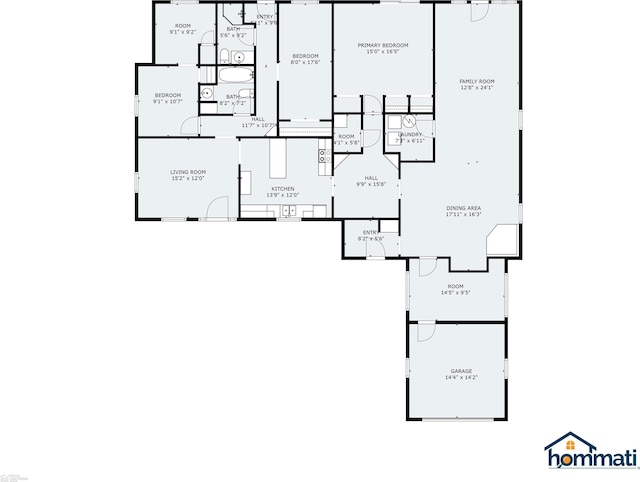 296 S Saginaw St, Montrose, MI 48457 - view of property floor plan
