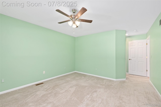 57349 Megan Dr, Washington, MI 48094 - unfurnished room featuring carpet and a ceiling fan