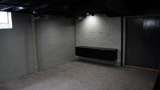 13558 Asbury Park, Detroit, MI 48227 - below grade area with carpet floors