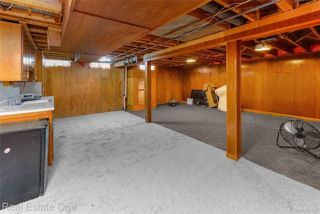 13776 Leroy St, Southgate, MI 48195 - finished basement featuring carpet
