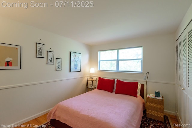 2746 Page Ave, Ann Arbor, MI 48104 - bedroom featuring wood finished floors and a closet