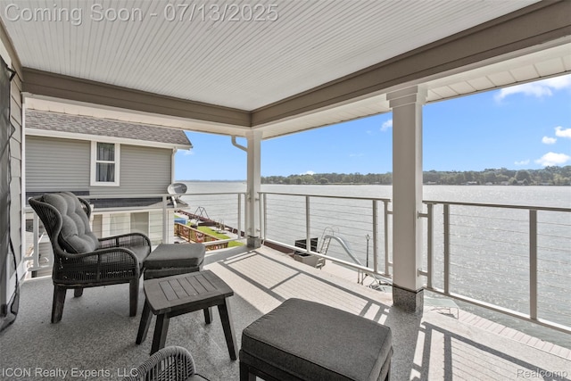 106 St Clair River Dr, Algonac, MI 48001 - patio / terrace with a water view