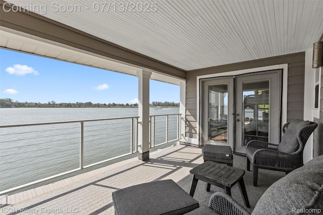 106 St Clair River Dr, Algonac, MI 48001 - patio / terrace with a water view