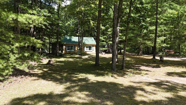 17644 Stronach Dam Rd, Wellston, MI 49689 - view of yard featuring a view of trees