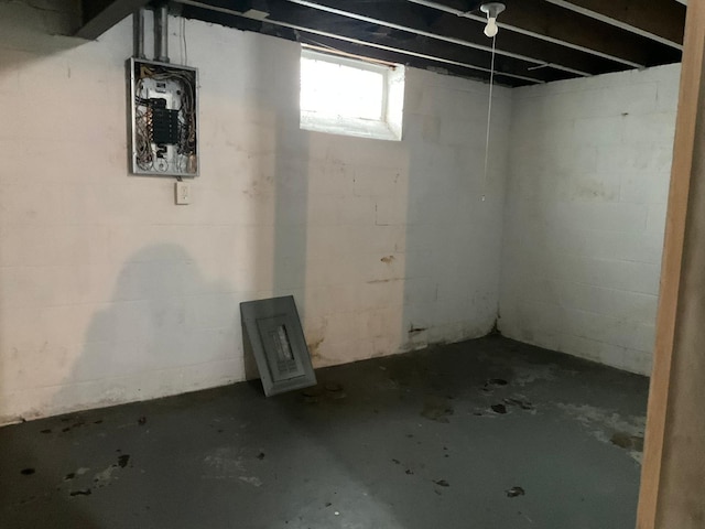 8518 Sussex St, Detroit, MI 48228 - below grade area with concrete block wall