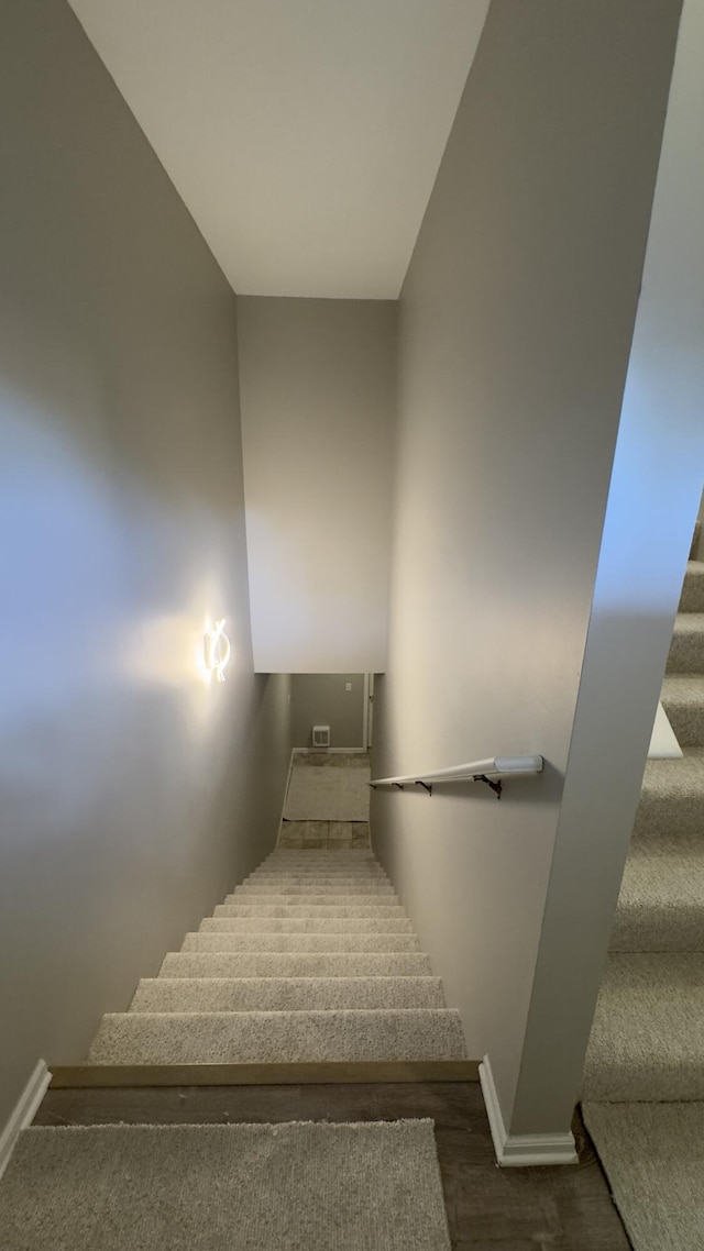 41664 Tera Ln, Novi, MI 48375 - stairs featuring baseboards