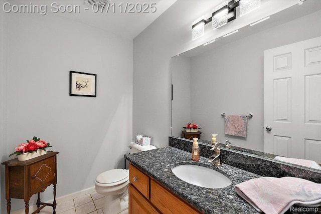 54561 Laurel Dr, Macomb, MI 48042 - half bathroom with tile patterned flooring and vanity