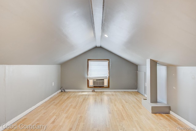 1977 Princeton Rd, Troy, MI 48072 - additional living space with cooling unit, wood finished floors, and lofted ceiling