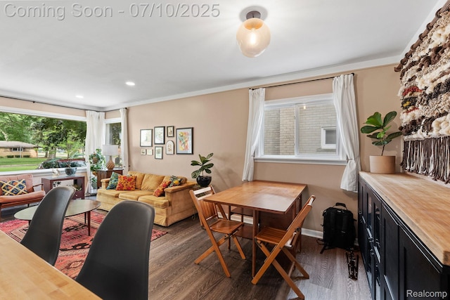 23316 Brookdale Blvd, Saint Clair Shores, MI 48082 - dining space with wood finished floors and recessed lighting