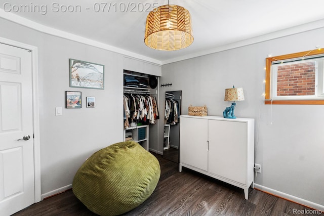23316 Brookdale Blvd, Saint Clair Shores, MI 48082 - spacious closet featuring wood finished floors