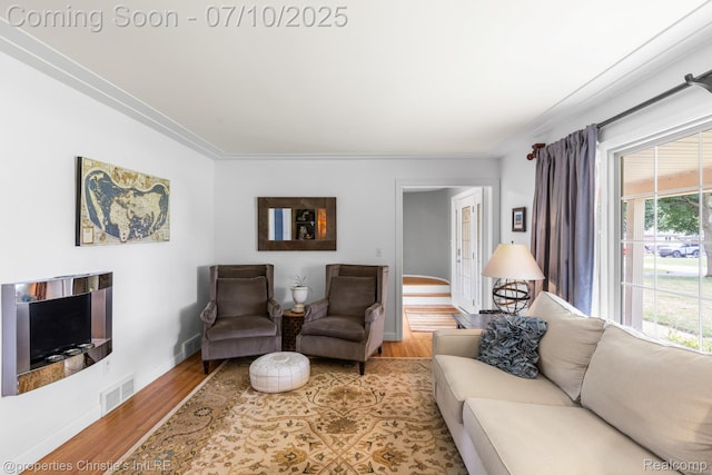 4247 Morningview Dr, Shelby Twp, MI 48316 - living room with light wood finished floors and baseboards