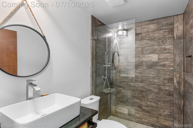 4247 Morningview Dr, Shelby Twp, MI 48316 - bathroom with a walk in shower and vanity