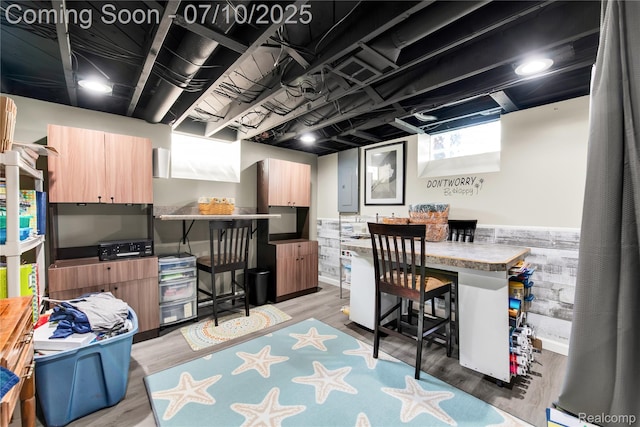 144 1st St, Wyandotte, MI 48192 - office space with light wood-style floors
