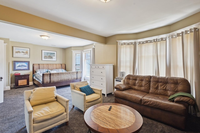 501 E Michigan Ave, Marshall, MI 49068 - bedroom featuring dark colored carpet