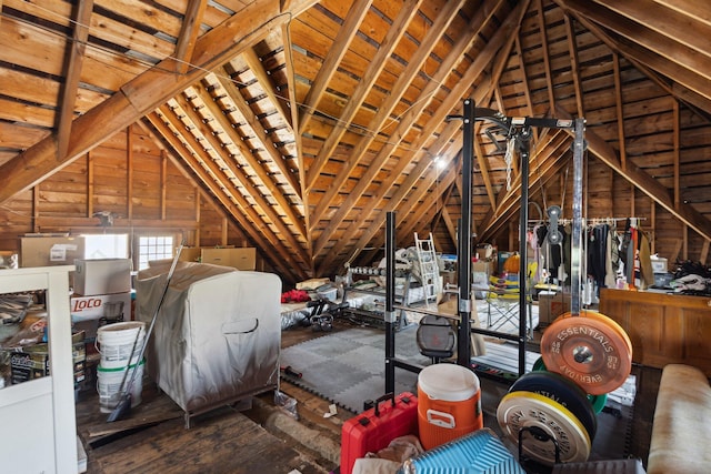 501 E Michigan Ave, Marshall, MI 49068 - view of attic