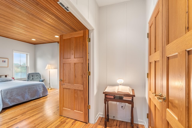 14091 Scio Church Rd, Chelsea, MI 48118 - bedroom featuring light wood-style floors and recessed lighting