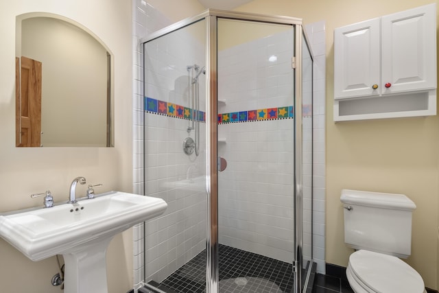 14091 Scio Church Rd, Chelsea, MI 48118 - bathroom featuring a shower stall