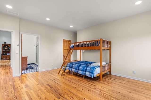 14091 Scio Church Rd, Chelsea, MI 48118 - bedroom featuring wood finished floors and recessed lighting