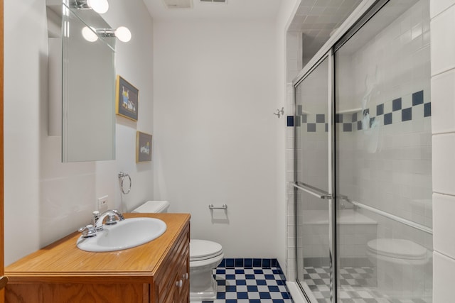 14091 Scio Church Rd, Chelsea, MI 48118 - bathroom with a stall shower and vanity