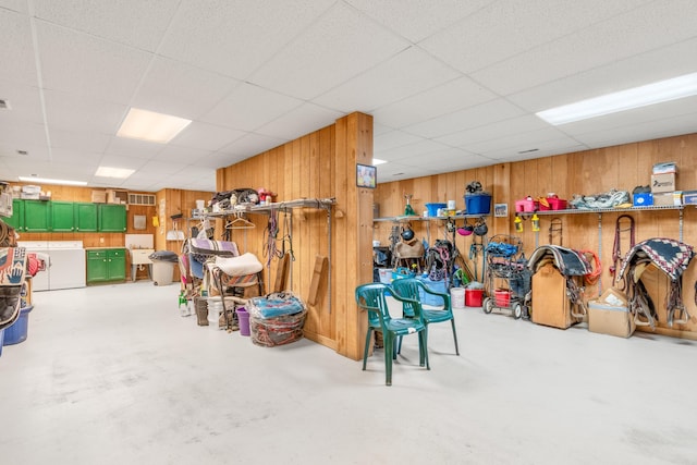 14091 Scio Church Rd, Chelsea, MI 48118 - storage featuring washer and dryer