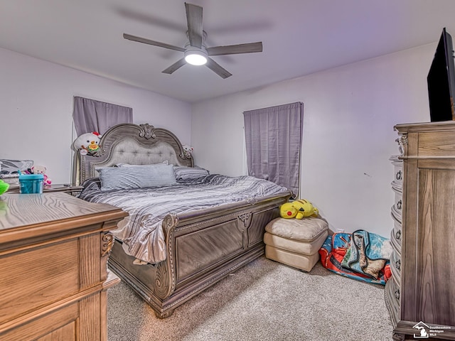 476 Borgess Ave, Monroe, MI 48162 - carpeted bedroom featuring a ceiling fan