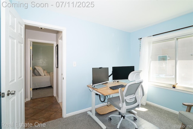8856 Charbane Ave, White Lake, MI 48386 - office space with baseboards and carpet